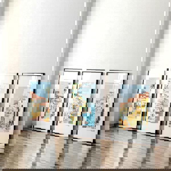 Decorative Pictures For Living Room | Set of 3 Beach Decor Wall art Prints