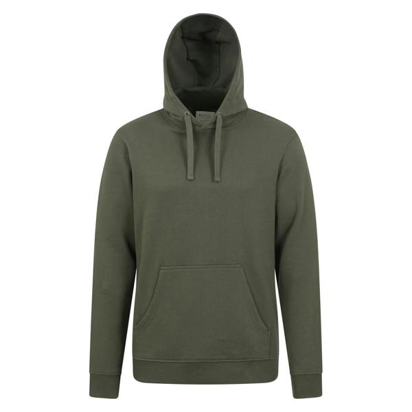 Mountain Warehouse Mens Dorset Plain Hoodie - Khaki Green - 