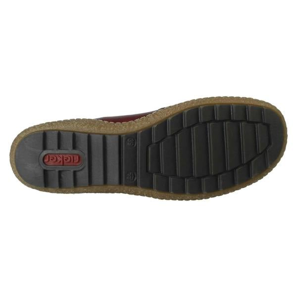 Rieker Ladies Rieker Zip Fastening Leather Casual Shoes L7571