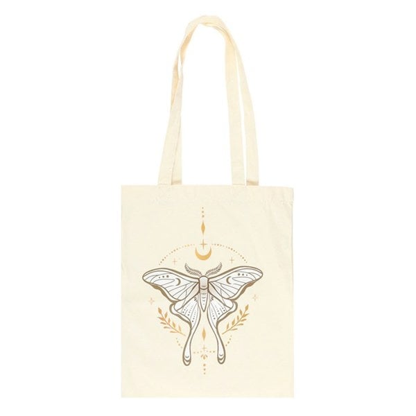Serano Light Luna Moth Polycotton Tote Bag