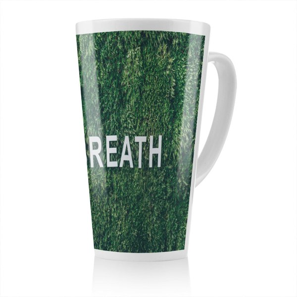 Benjamin Tate Design Wellness Breath Designer Latte Mug