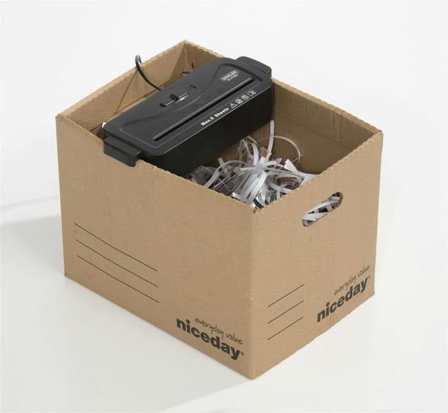 Sohler A4 Paper Electric Shredder Strip Cut Shredding Card Document Bin SL-512SC
