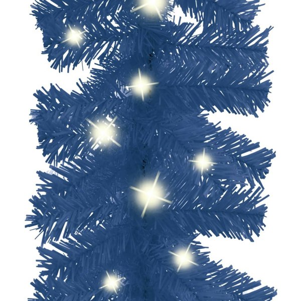 Berkfield Christmas Garland with LED Lights 5 m Blue