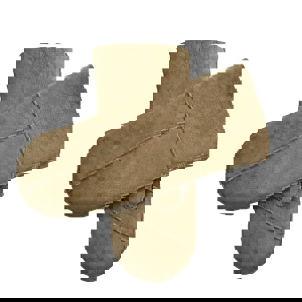 Infinity Leather Women’s Premium Suede Leather Shearling Wool Lining Gloves