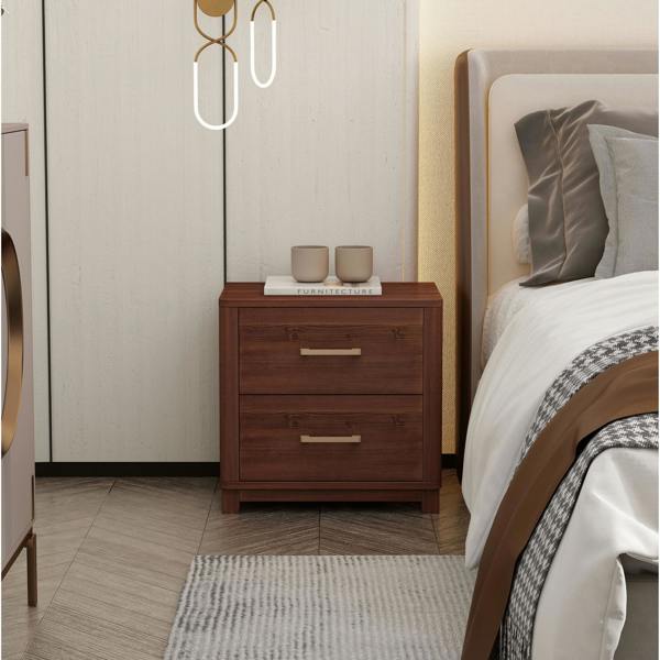 Cabinet Bits Grotti 2 Drawer  Bedside Table