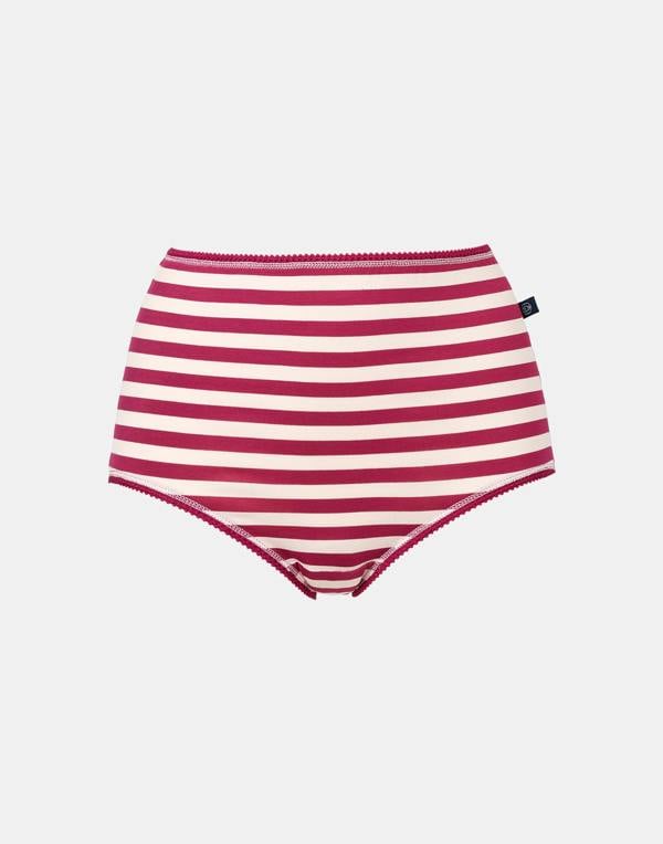 British Boxers Women's Bamboo Full Brief – Sugar Plum Stripe