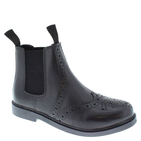 Frank James Cheltenham Boys Girls Brogue Chelsea Leather Jodphur Boots