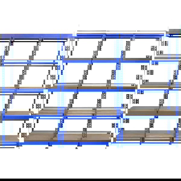 Monster Racking 5 x Q-Rax 90 x 50 x 180cm Blue