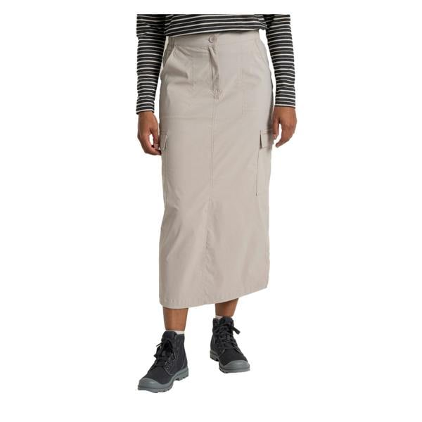 Craghoppers Womens/Ladies Pro Nosilife Midi Skirt - Soft Mushroom - 