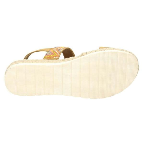Savannah Ladies Savannah Coloured Studded Sandals