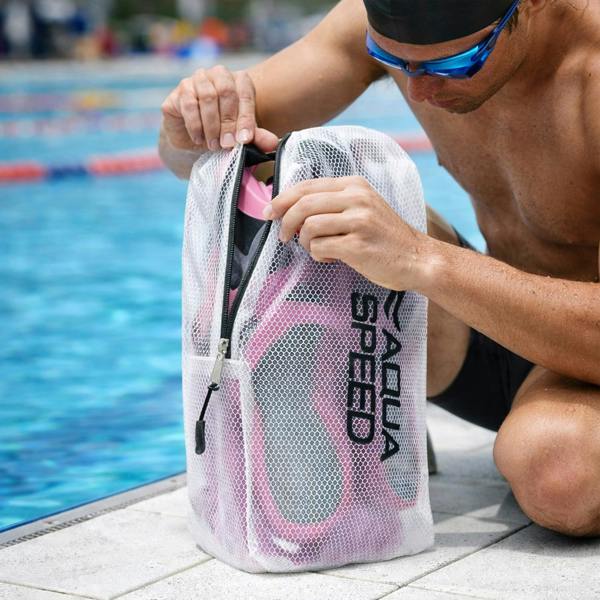 Aqua Speed Dry Pouch Swim Bag | Wet Clothes Pool Gym Travel Bag with Zipper