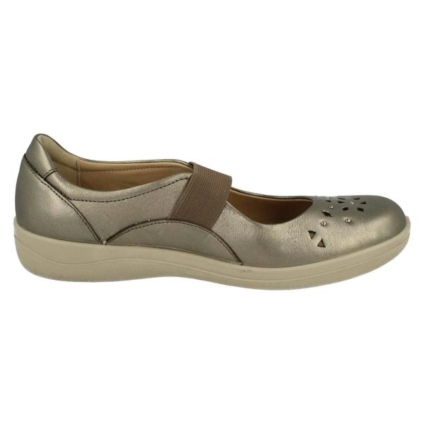 Padders Ladies Padders Casual Flat Shoes Flare