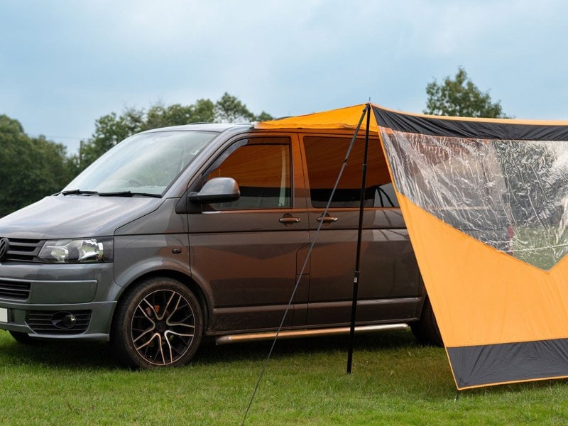 Campervan Scenic  Shade Canopy with PVC Window OLPRO , imageset:Orange