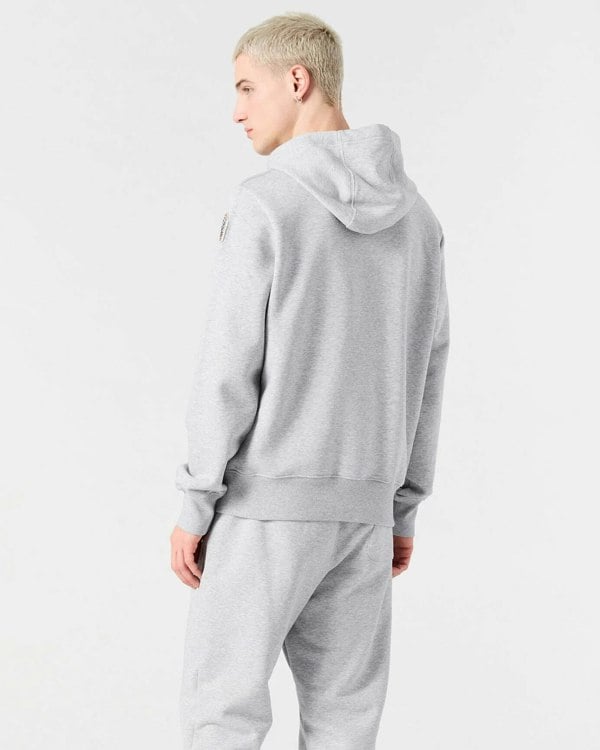 Parajumpers Everest Mens Hooded Sweatshirt - Ash Grey Melange 608