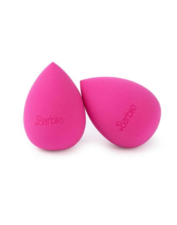 Barbie Womens Pink Retro Stripe Beauty Blender (One Size)