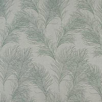 Feather fabric close-up in Duck Egg
