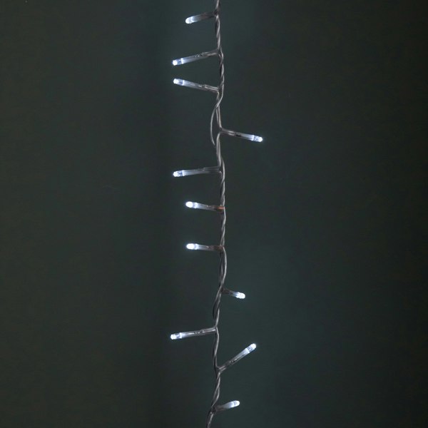Samuel Alexander 18.7m 750 LED TreeBrights Christmas String Lights with Timer in White on Clear Cable