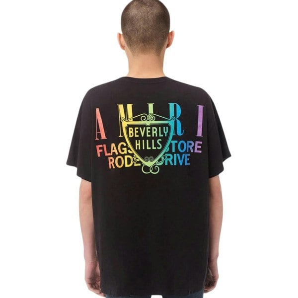 Amiri XO Beverly Hills Black T-Shirt S