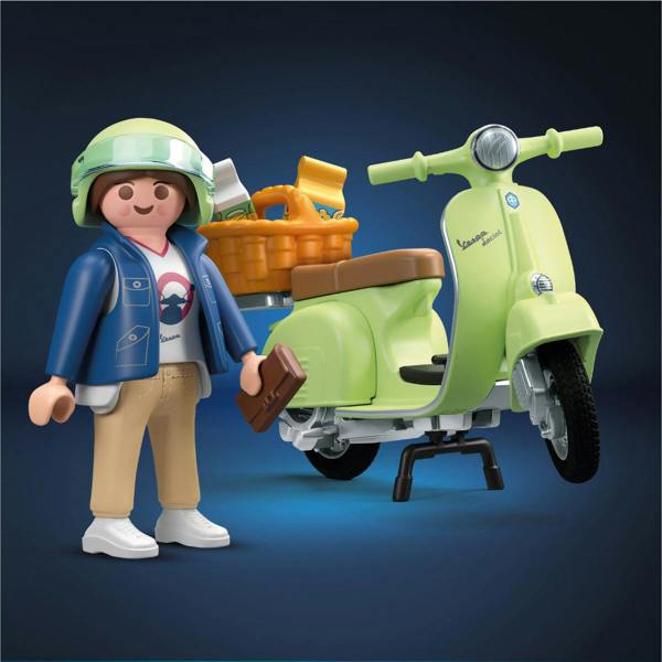 Playmobil 1969 Vespa 150 Sprint Veloce, light green - 71621 Playset