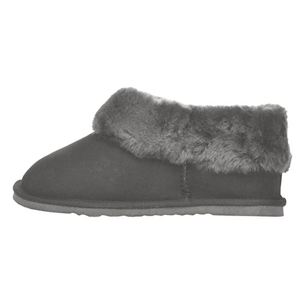 Eastern Counties Leather Womens/Ladies Sheepskin Lined Slipper Boots - Grey