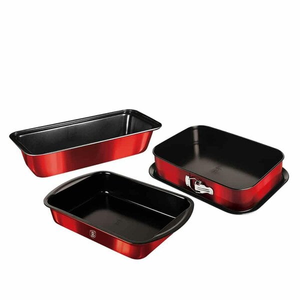 Berlinger Haus 3 Piece Baking Form Set Burgundy BH7632