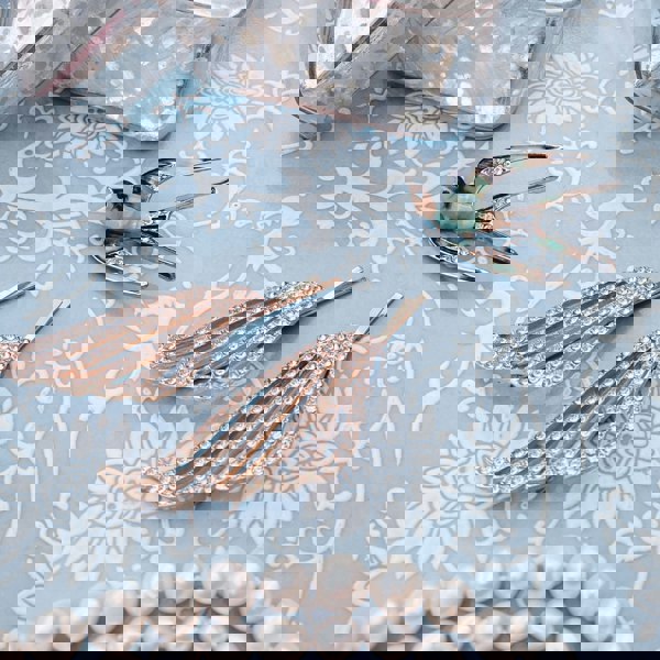 gold hair slides art deco jewellery