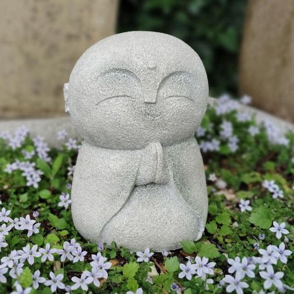 SPA Happy Praying Small Monk Home Decor Garden Ornament