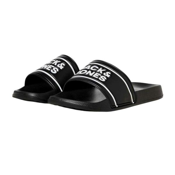 Jack And Jones Mens Sliders - Anthracite - 