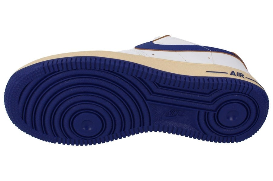 Nike Womens Air Force 1 07 Trainers Fq8103  133 - Sail Deep Royal Blue 133 - Photo 4