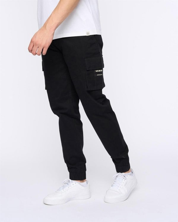 Duck and Cover Chemmer Woven Jog Pants - Black