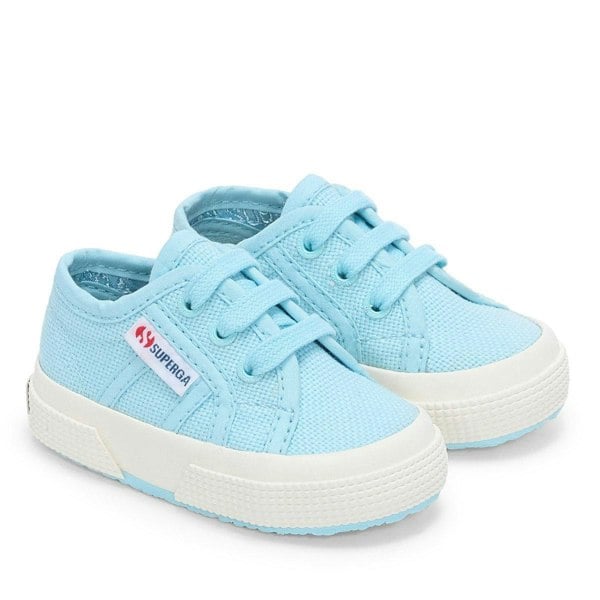 Superga Baby 2750 Bebj Classic Trainers - Crystal Azul/Avorio