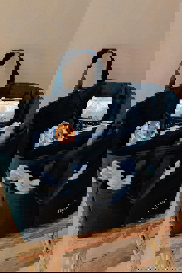 Tiba + Marl T+M Canvas Organiser Caddy / Pocket Tote Insert Black