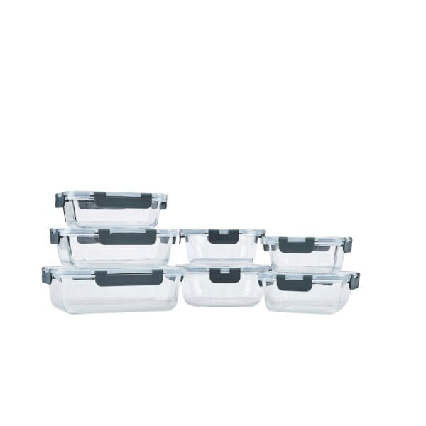 Neo 7 Glass Containers & 7 Lids Food Storage Set - 7 Piece