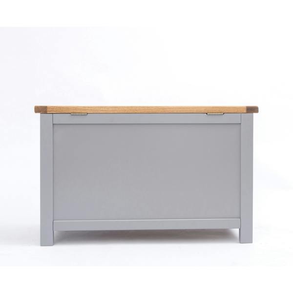 Cabinet Bits Biccari Grey Blanket Box Ottoman
