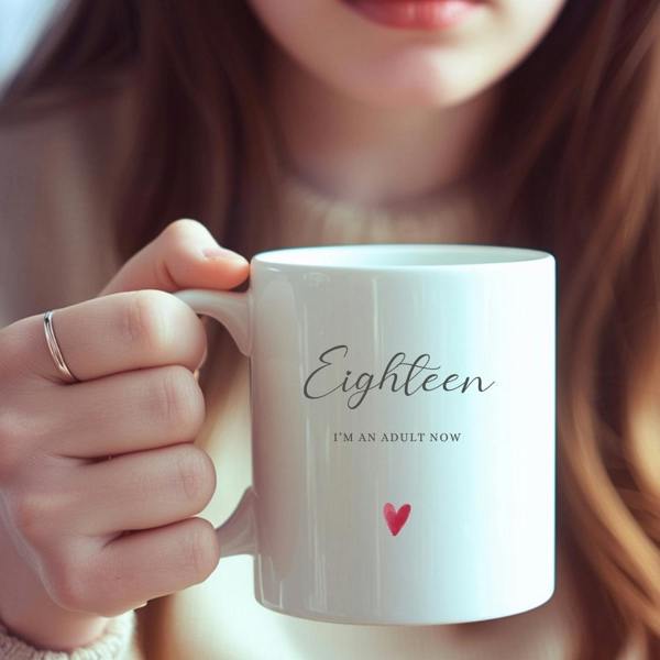 Personalised Eighteen Birthday Mug, Candle & Socks Gift Hamper | 18th