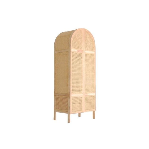 Melisa Rattan Wardrobe, Oak, Solid Wood-Weilai Concept-Weilai Concept