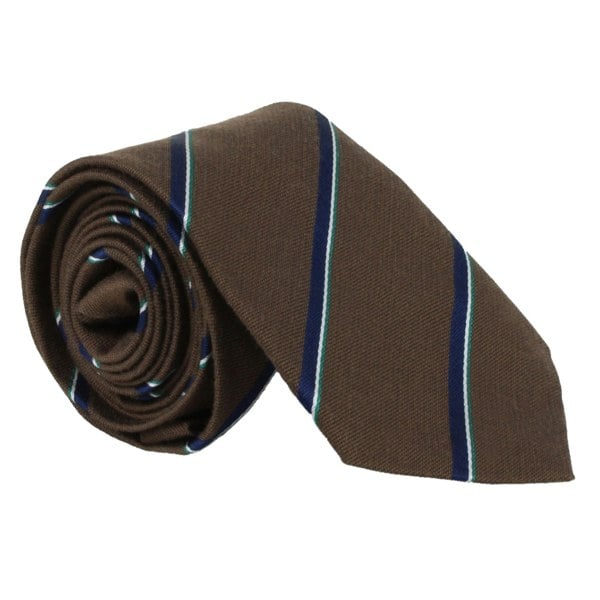 Dunhill silk regimental stripe tie