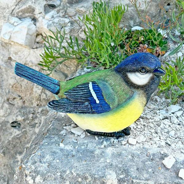 Farmwood Large Blue Tit Bird Garden Ornament