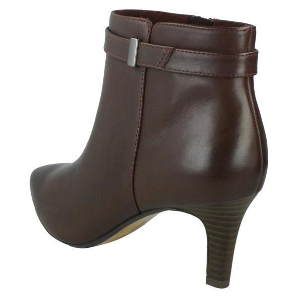 Clarks Ladies Clarks Heeled Ankle Boots Illeana Calla