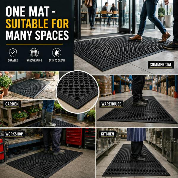 Nicoman Heavy Duty Rubber Ring Floor Mat