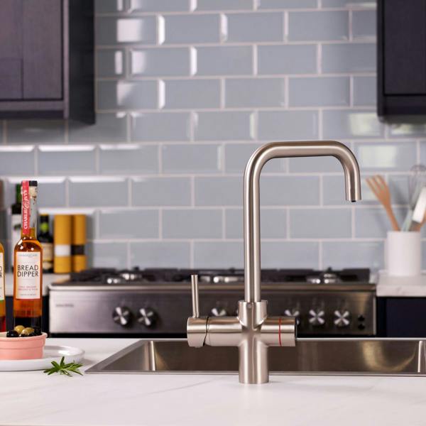 Impromta 3 in 1 Biometric Boiling Water Tap | Brushed Steel Finish