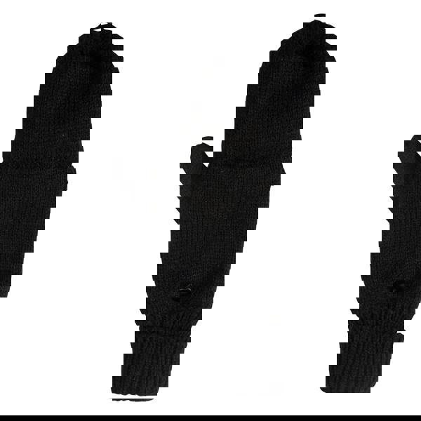 Mountain Warehouse Womens/Ladies Fingerless Knitted Mittens - Black - 