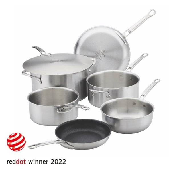 Hestan Thomas Keller Insignia Induction Stainless Steel Pan Set: 7 Piece