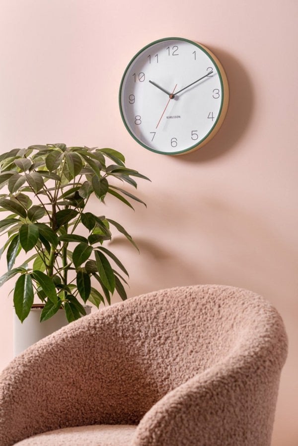 Wall Clock Joy - Green