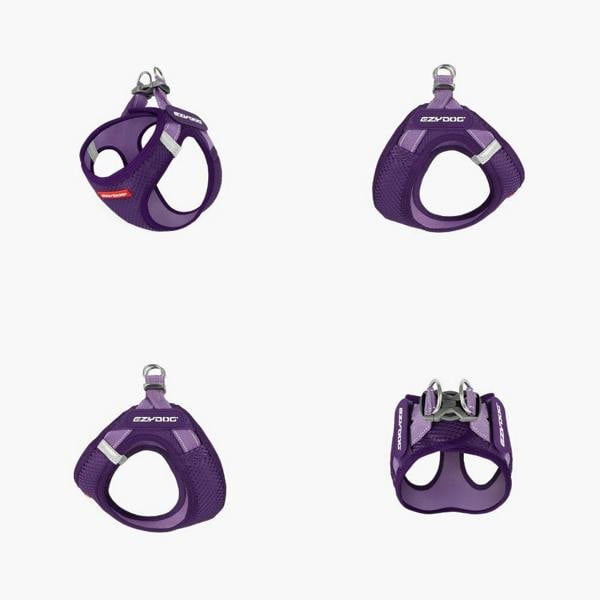 EzyDog FORMFIT® Mesh Dog Harness in Purple