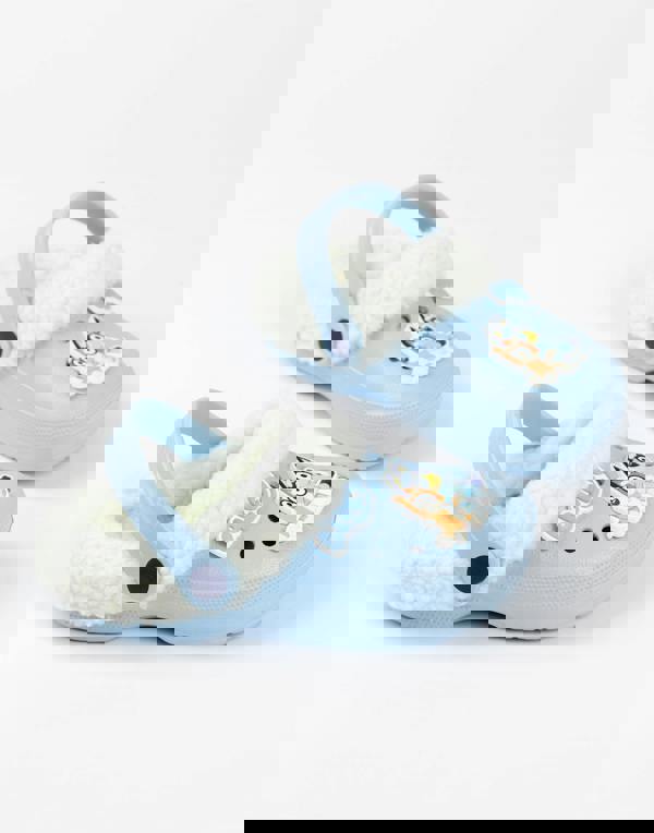 Bluey Unisex Kids Blue Multi Character Clogs
