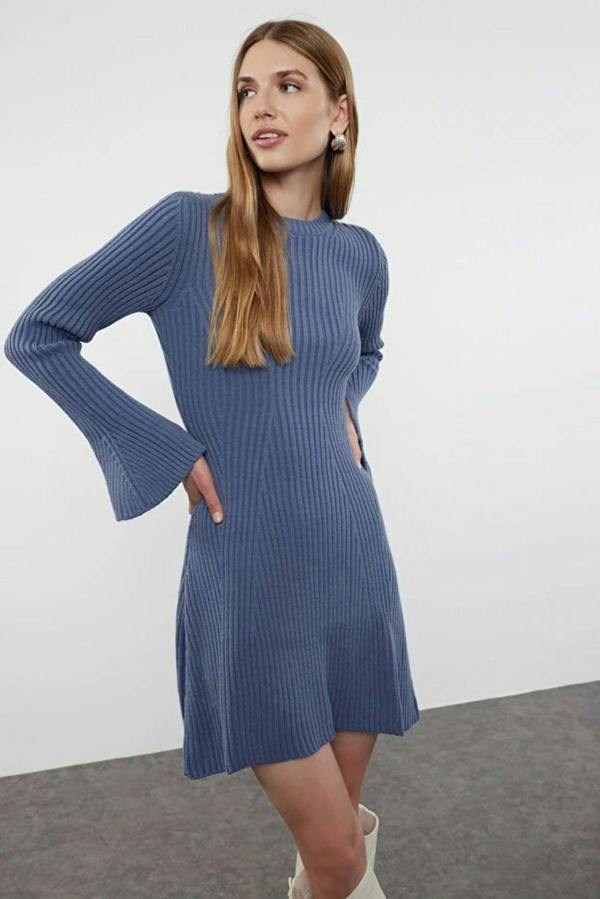 WOVCOR Mini Knit A-Line Dress