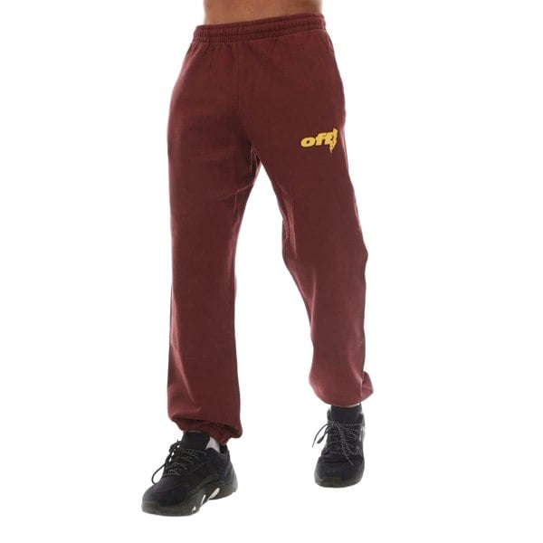 Off White Mens Thunder Slim Sweatpants - Red