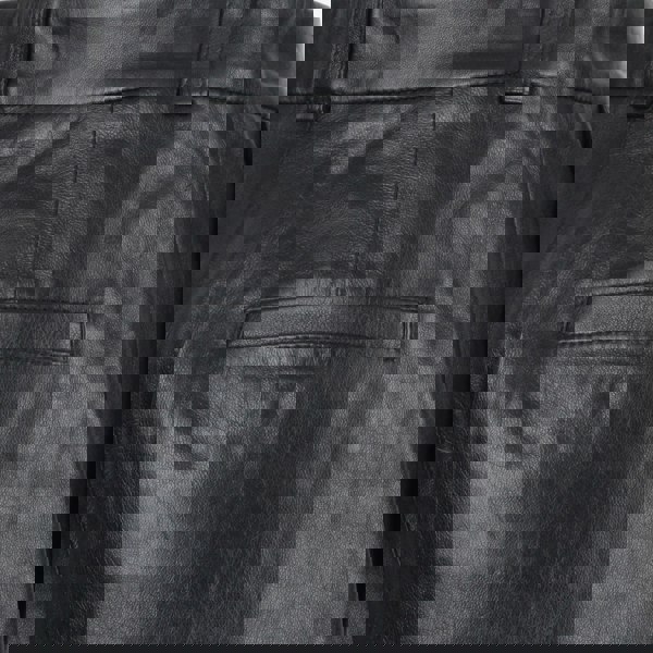 Proenza Schouler luxurious black leather shorts