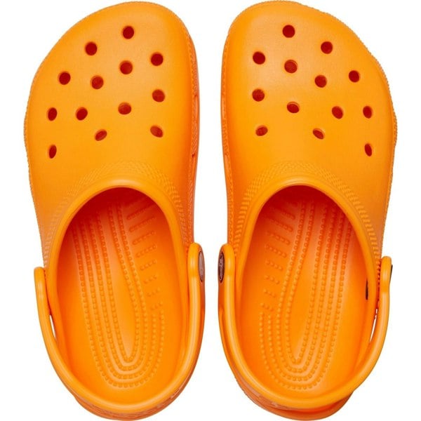 Crocs Toddler Classic Thermoplastic Orange Zing Loafers